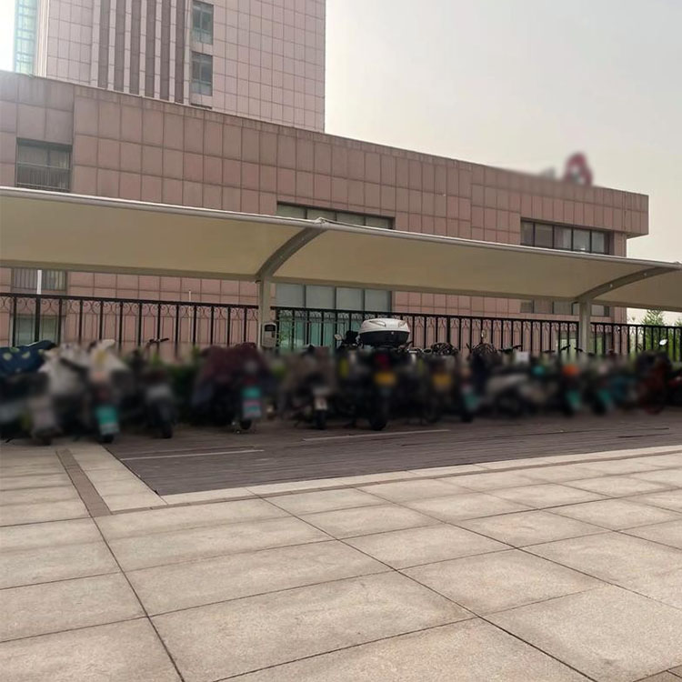 易县膜结构电动车棚